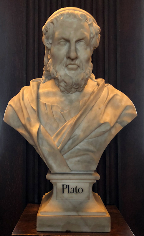 Büste des Philosophen Plato