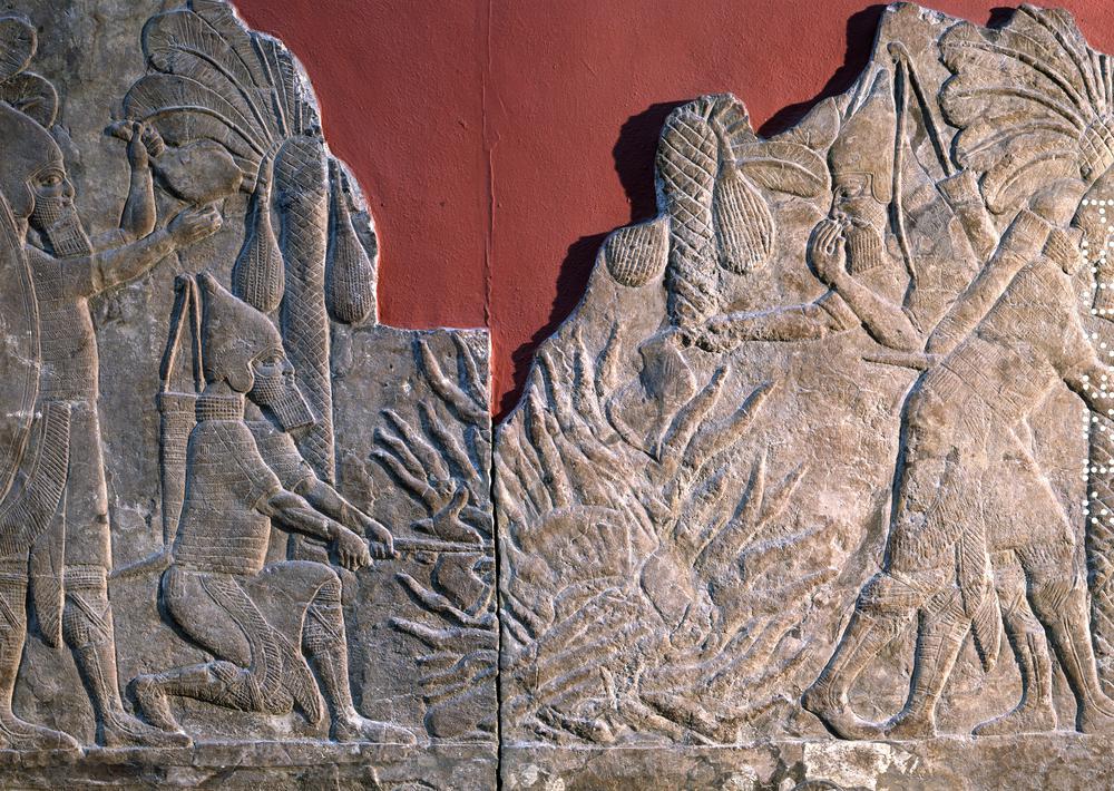 Soldaten des assyrischen Königs Sanherib