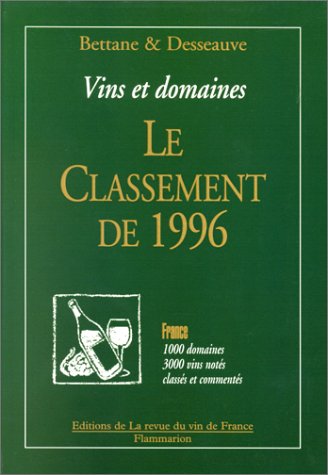 Erster Weinführer der Revue du vin de France von 1996