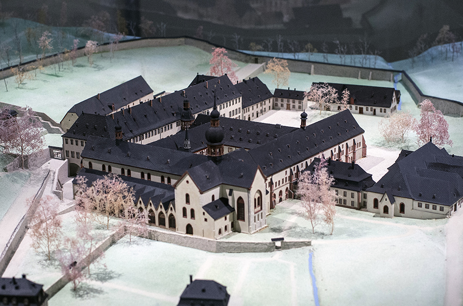 Modell der Klosteranlage
